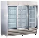 GPR723SSG/0 | General Purpose Stainless Steel Refrigerator, Glass Door, 72 cu. ft. capacity